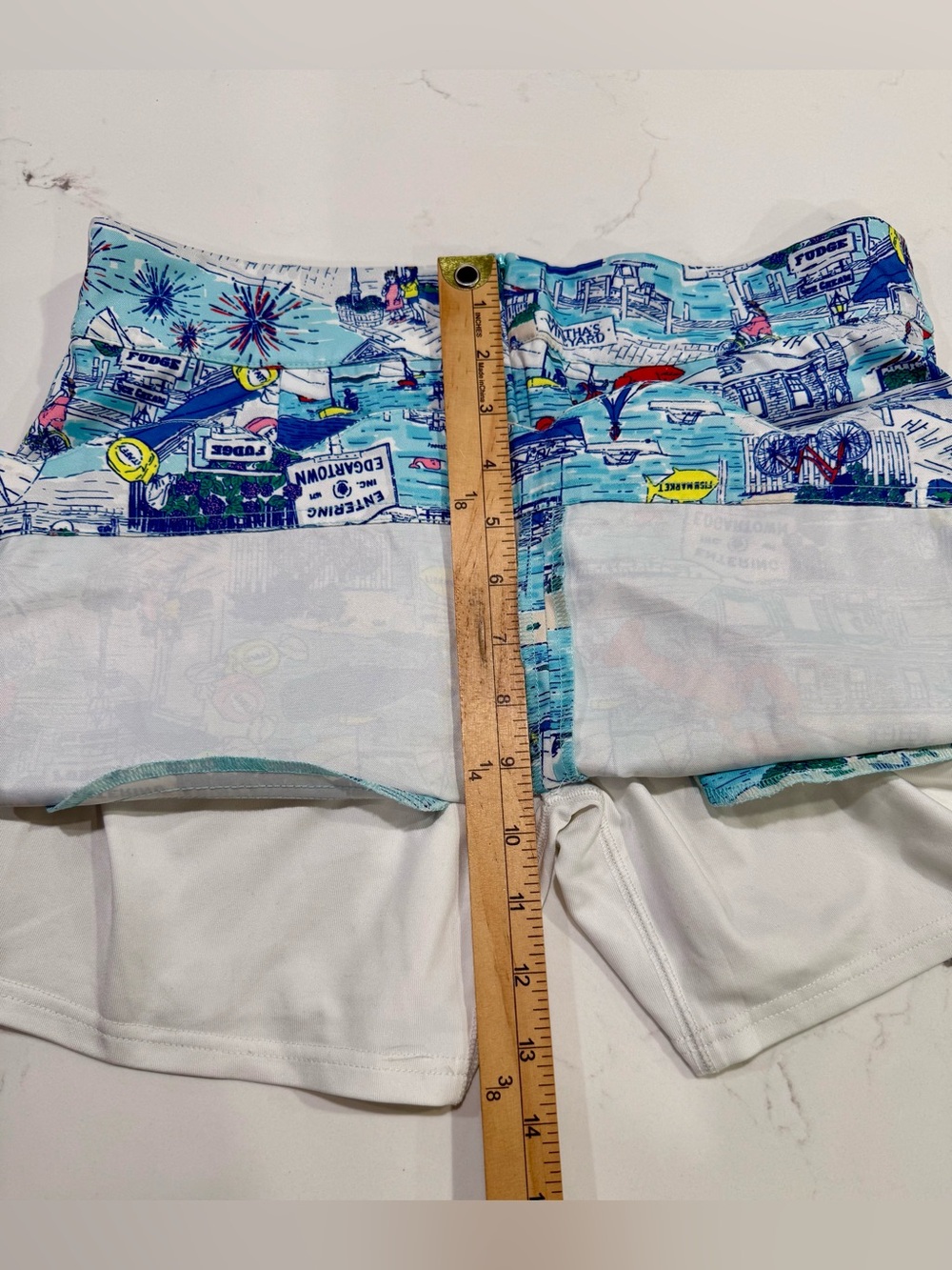 Vineyard Vines Women's Edgartown Scalloped Performance Skirt Skort Size 2 - Picture 11 of 11